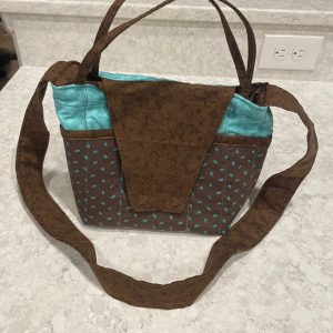 Purse-brown and aqua