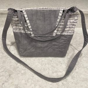 Purse-black and white music inspired