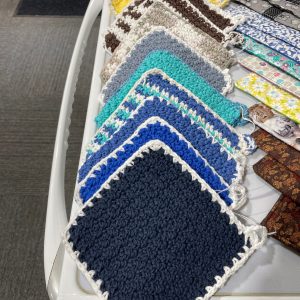 Potholder crocheted