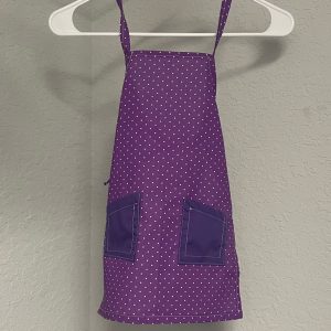 Apron-purple child size 3–4