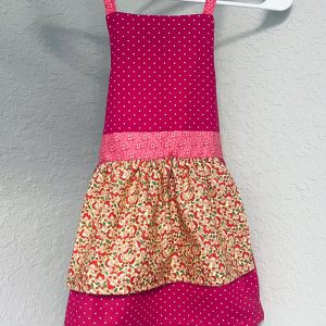 Apron-hot pink
