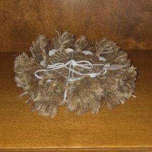 Coasters Brown And WhiteSet Of Four